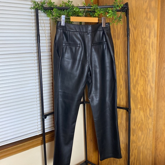 Zara Vegan Leather Pants - Picture 2 of 5